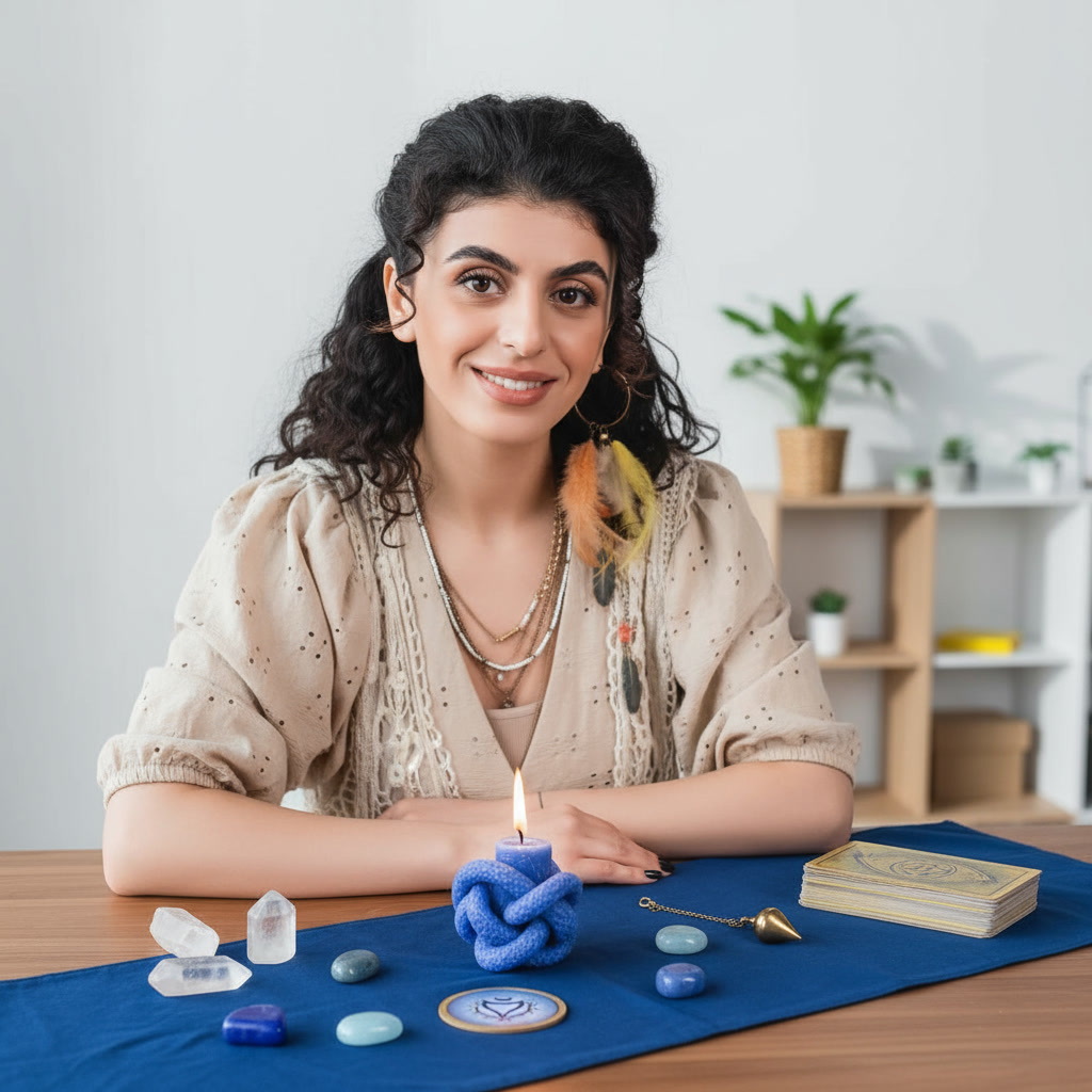 جلسة شمعة العقدة الزرقاء