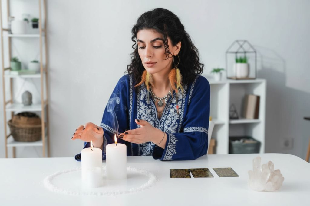 جلسة الشموع العلاجية